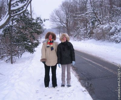 Ah la neige ça donne le sourire